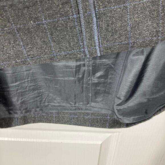 Nwot HOBBS London Dress 14 Wool Tweed Grey Plaid Check Shift”Karpoi”Lined Career - Picture 7 of 13